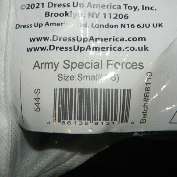 Dress Up America Special Forces Navy Seal Halloween Costume Size Small - Picture 5 of 5